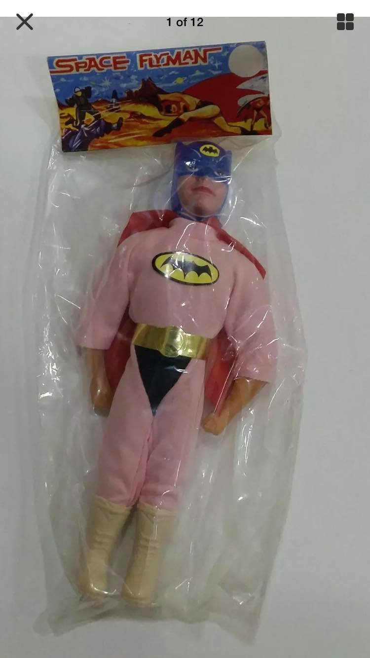 8″ Space Flyman, Punchboy and 11.5″ Female “Batgirl” Figure