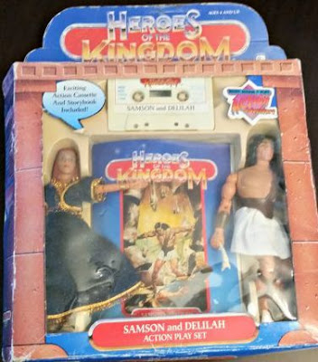 Details about   1980s HEROES OF THE KINGDOM Wee Win Toys Action Figure Jesus David Samson Delila 