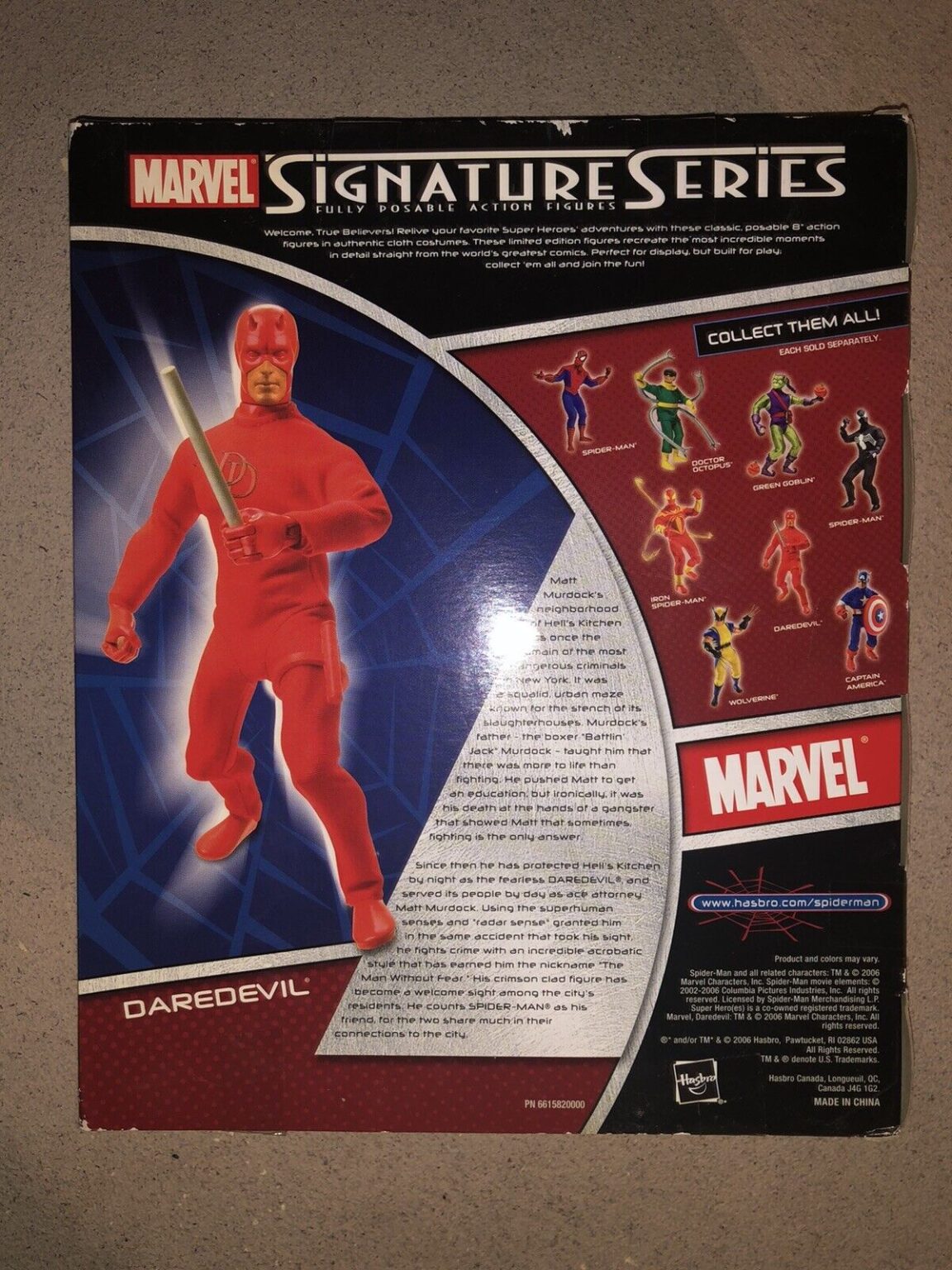 Figurine Marvel Legends Icons - Daredevil Costume Rouge (2007) - Hasbro, Sous Blister